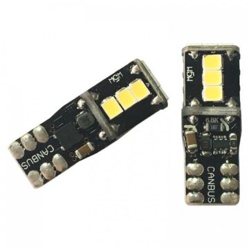 Диодни крушки T10 CANBUS – 9 SMD LED, 5W, 6000K (