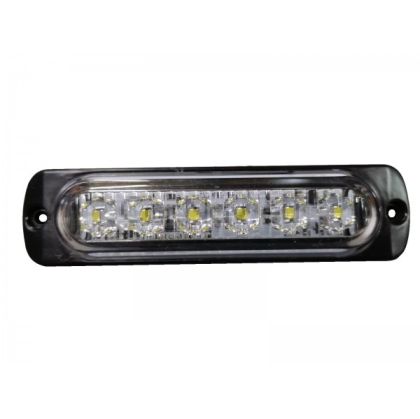 Габарит LED Бял 12-24V с 6 диода