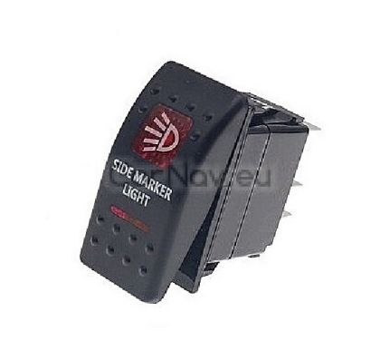 Бутон ON/OFF с надпис SIDE MARKER LIGHT