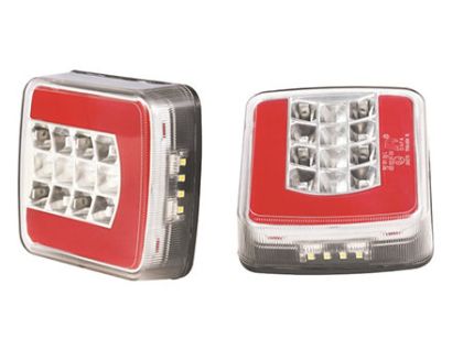 Стоп диоден с неон 12-24V L/R