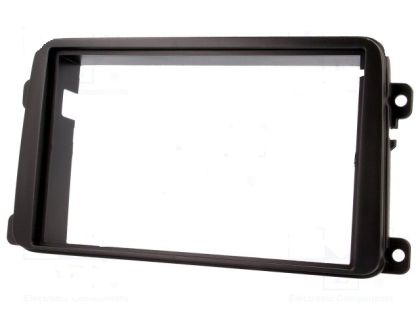 Рамка за радио: 2 DIN VW; черен