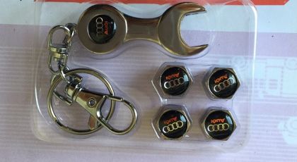 Ключодържател+капачки за винтили AUDI