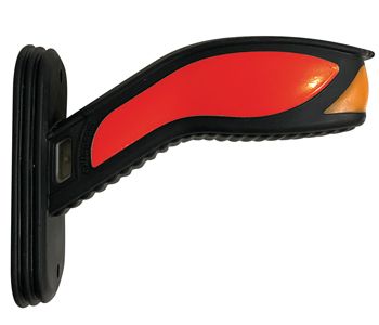 Габарит рогче NEON с динамичен мигач 12V-24V 143mm