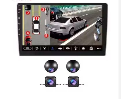 КОМПЛЕКТ 4БР AHD КАМЕРИ 360° ОРЛОВО ОКО 720P