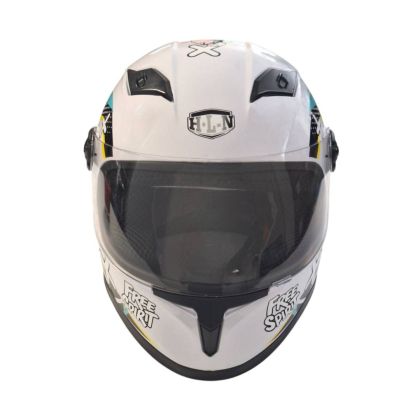 Детска Каска - Бял Гланц