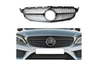 Предна Решетка Mercedes-C W205 Diamond