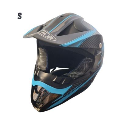 Детска Мотокрос Каска 125 - S - Black / Blue Argos