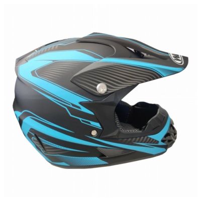 Детска Мотокрос Каска 125 - S - Black / Blue Argos