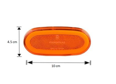28LED Светодиоден Габарит Маркер Токос Оранжев Неон Ефект 12V-24V за Mercedes Sprinter Vokswagen VW Crafter