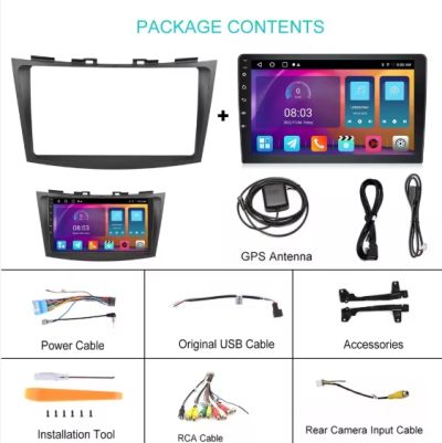  Мултимедия за Suzuki Swift след 2012 г - 9"