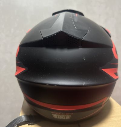 КАСКА Кросoва- черно+оранжево -XXL