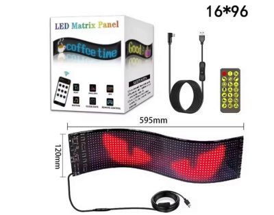 Светещи LED очи за предно стъкло Devil Eyes 60/12см