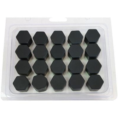 Декоративни силиконови капачки за болтове17мм -черен