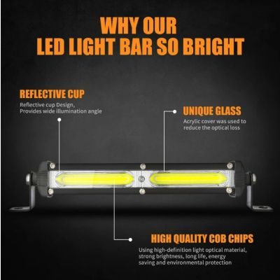 ДИОДЕН ЛЕД БАР / LED BAR Slim - 19см
