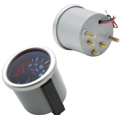 Измервателен уред за табло-налягане на маслото-черен