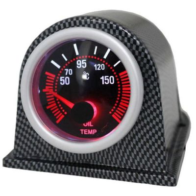 Измервателен уред за табло-температура масло-черен