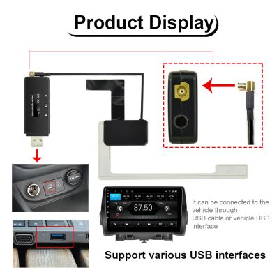 DAB / DAB+ FM Трансмитер с USB Захранване и OLED Дисплей