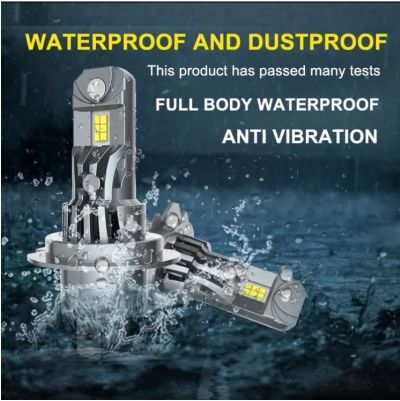 Диодни крушки H7 200W с вграден вентилатор