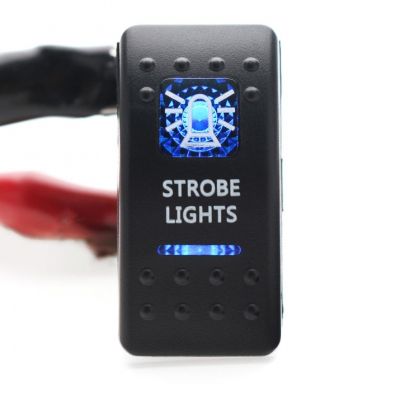 Бутон ON/OFF с надпис STROBE LIGHTS 