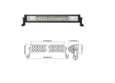 55 СМ 276W Мощен 7D  Led Bar Лед Диоден Бар 12V 24V