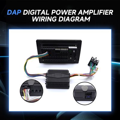 Универсален 4-Канален DSP 3.0 Аудио Усилвател за Автомобил (4x80W) с Plug & Play Монтаж