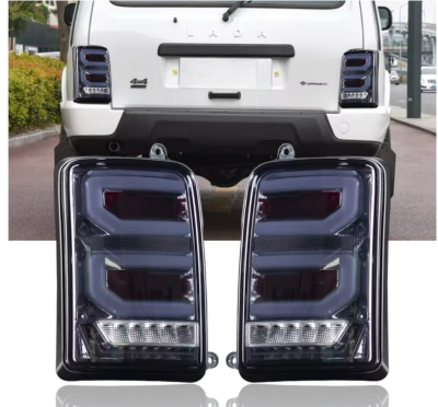 2 БРОЯ LED Диодни Опушени Тунинг Стопове за Lada Niva (Задни Светлини)