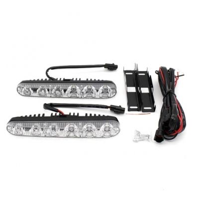 LED DRL Дневни светлини с  6 диода