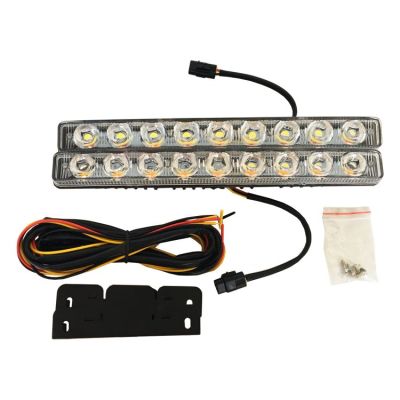 LED DRL ДНЕВНИ СВЕТЛИНИ С МИГАЧ 9 диода
