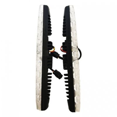 LED DRL дневни светлини с бягащ мигач 9 диода