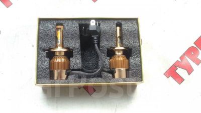 Комплект – Автомобилни LED Крушки – GOLD H4 – 80W 8000lm