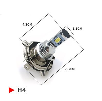 LED Крушки за Фарове без вентилатор H4