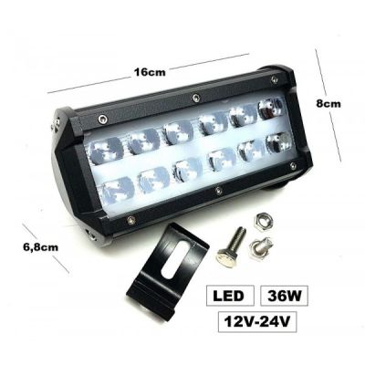 LED бар лупи 36W 12/24V, 16 см