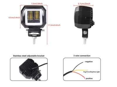 LED халоген Angel Eyes с функция мигач
