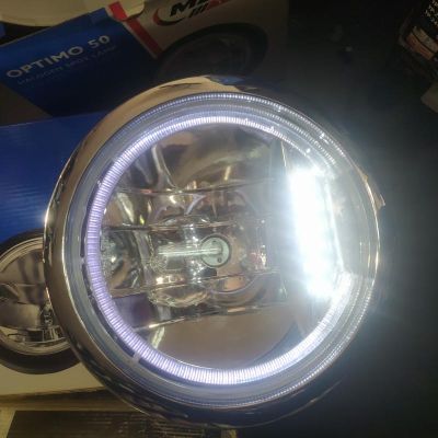 Xалоген фар с LED ANGEL EYES 12 / 24V