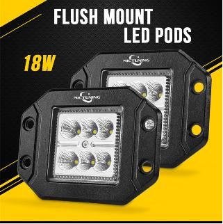 LED халоген за вграждане 18W