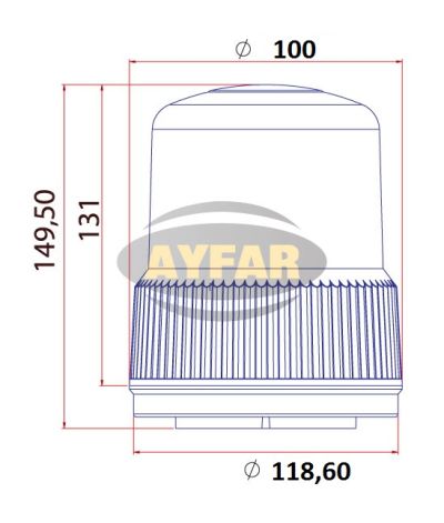 АВАРИЕН БУРКАН МАЯК 24V