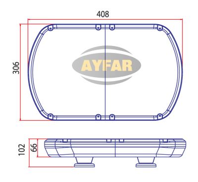 LED АВАРИЙНА ЛАМПА МАЯК - ЖЪЛТО