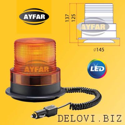 LED Аварийна сигнална лампа 12V/24V жълта светлина