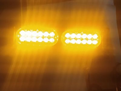 Сигнален блиц-54W жълта светлина