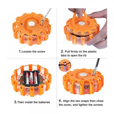 Сигнална лампа магнитна