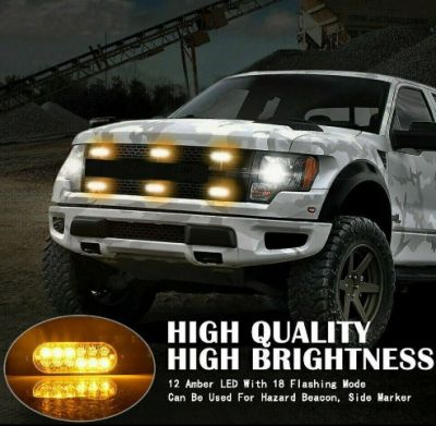 Блиц сигнална светлина с 12 диода