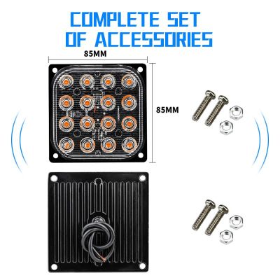 Блиц сигнална светлина с 16 диода