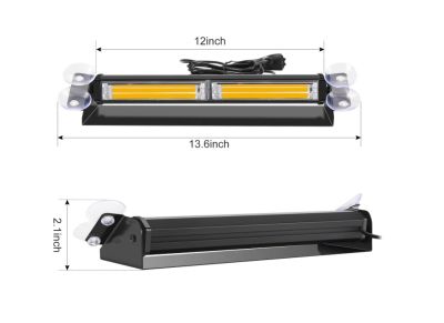 LED сигнална лампа за стъкло 12V/24V