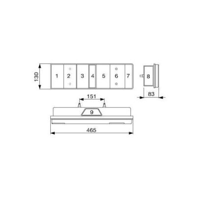Универсален Стоп за полуремарке/камион/ремарке/ ТИР