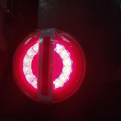 Неон LED стоп хамбургер 12/24V с бягащ мигач