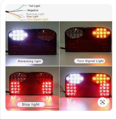 LED стоп ремарке 12V