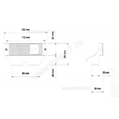 ВИСЯЩ ГАБАРИТ ЛЕД БЯЛ/ЧЕРВЕН/ОРАНЖЕВ