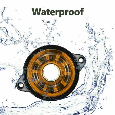 LED кръгли габарити 24V-  бяло и оранжево