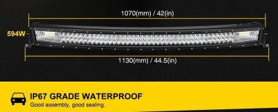 LED BAR- 125см. - 594W - Извит