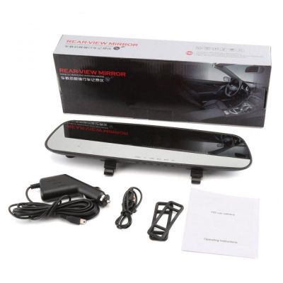 HD Видеорегистратор вграден в Огледало за обратно виждане